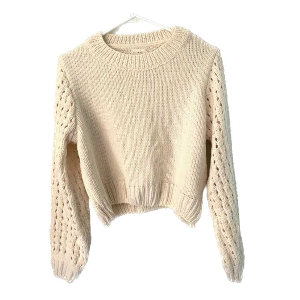 Dreamers Knit Cropped Sweater Sz S